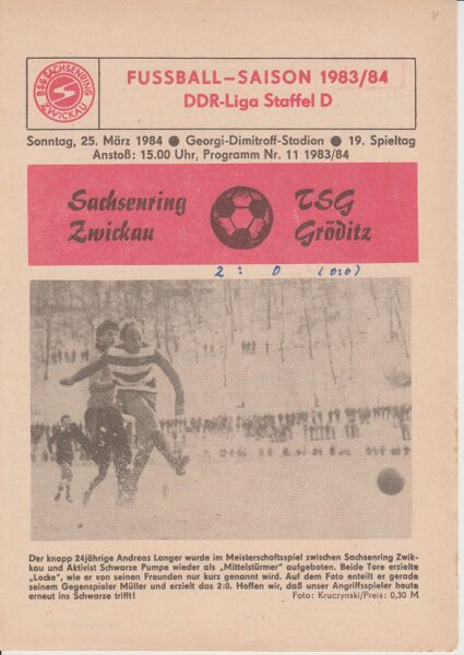 Datei:Cover Heimspiel Gröditz 83-84.jpg