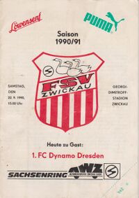 Programmheft Dynamo Dresden