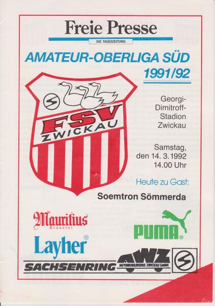 Datei:Cover Heimspiel Sömmerda 91-92.jpg