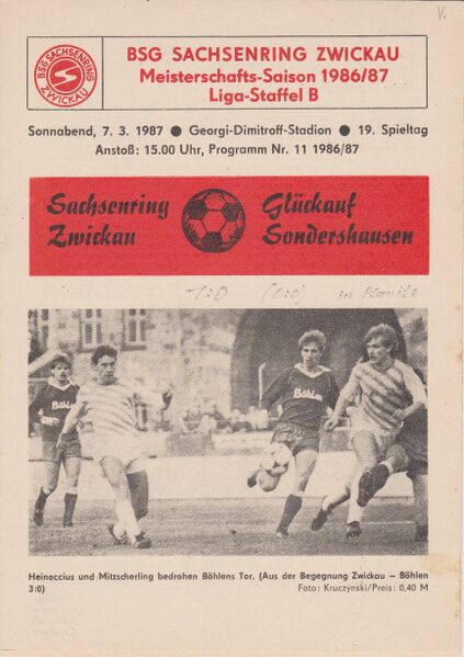 Datei:Cover Heimspiel Sondershausen 86-87.jpg
