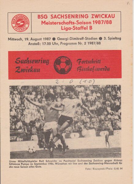 Datei:Cover Heimspiel Bischofswerda 87-88.jpg