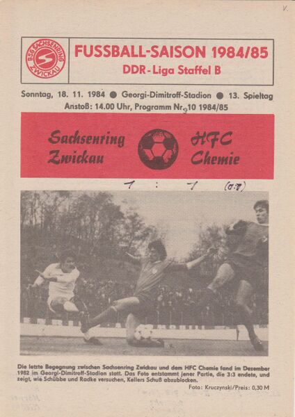 Datei:Cover Heimspiel Halle 85-86.jpg