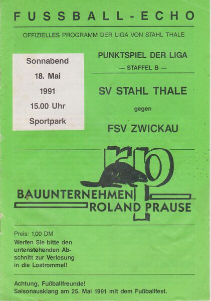 Datei:Cover Auswärts Thale 90-91.jpg